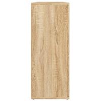 Dressoir 91x29,5x75 cm bewerkt hout sonoma eikenkleurig - thumbnail