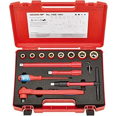 Gedore VDE Gereedschapsortim. 14-dlg. - 6602560 Gedore VDE Gereedschapsortim. 14-dlg. - 6602560