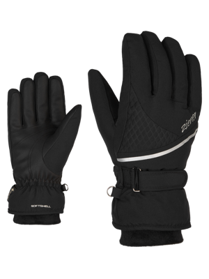 Ziener Kiana Gtx Gore Plus Warm Dames Handschoen Black 6,5