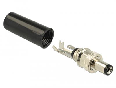 Delock 89913 Laagspannings-connector Stekker, inbouw 5.5 mm 2.1 mm 1 stuk(s) Delock 89913 Laagspannings-connector Stekker, inbouw 5.5 mm 2.1 mm 1 stuk(s)