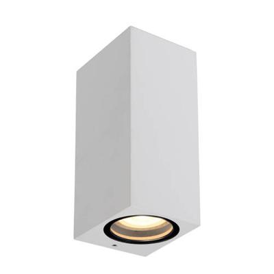 Lucide ZARO - Wandspot / Wandlamp Binnen/Buiten - 2xGU10 - IP65 - Wit