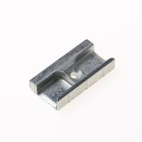 Sluitplaat 25mm sponning zilv. - thumbnail