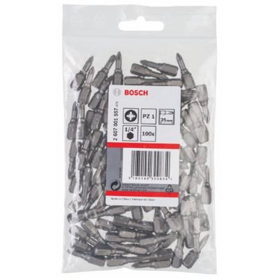 Bosch Accessories 2607001557 Kruis-bit PZ 1 C 6.3 100 stuk(s) - thumbnail