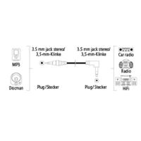 Hama AUDIO KABEL 3.5MM JACK 90 GRADEN 0.5M 1 STER Mini jack kabel Zwart - thumbnail