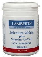 Lamberts Selenium 200mcg + A+C+E Tabletten - thumbnail