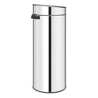Brabantia touch bin afvalemmer 30 liter brilliant steel - thumbnail