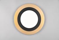 Trio Ronde design plafondlampMorgan zwart met goud - 641519280 - thumbnail