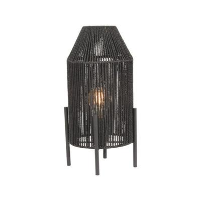 LABEL51 Tafellamp 'Ibiza' Jute, kleur Zwart