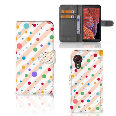 Samsung Galaxy Xcover 5 | Telefoon Hoesje | Dots Samsung Galaxy Xcover 5 | Telefoon Hoesje | Dots