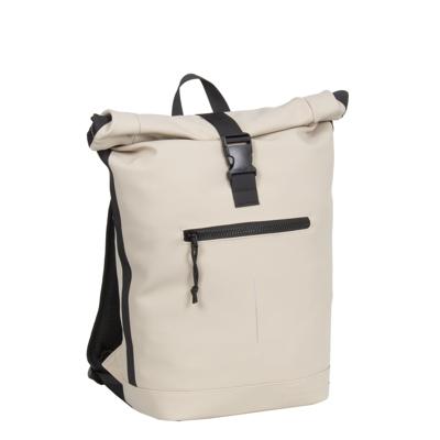 New Rebels Mart New York Beige 21L Rugtas Rolltop Waterafstotend Laptop 15.6" New Rebels Mart New York Beige 21L Rugtas Rolltop Waterafstotend Laptop 15.6"