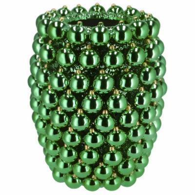 Daan Kromhout Vaas christmasball groen 32 cm | 2 stuks