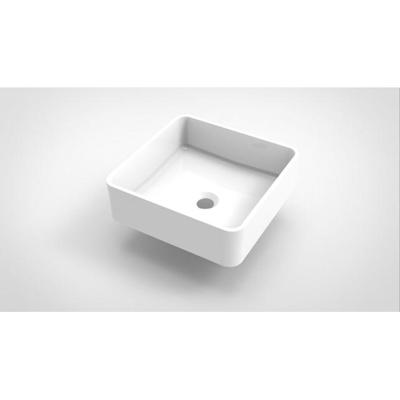 Arcqua Case waskom vierkant 37x37cm glans wit WAS101552 Arcqua Case waskom vierkant 37x37cm glans wit WAS101552