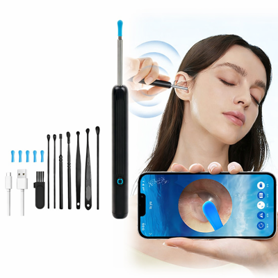 EarWizard Black Oorthermoscoop met Camera - HD Inspectie via App