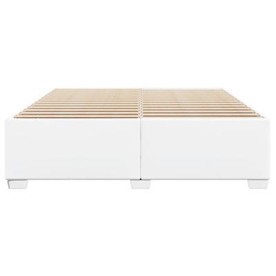 Bedframe kunstleer wit 180x200 cm - thumbnail