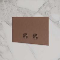 Drukplaat Inti Bath Press RVS 316 tbv UP320/UP720/TECE Matt Copper - thumbnail