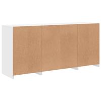Dressoir met LED-verlichting 142,5x37x67 cm wit - thumbnail