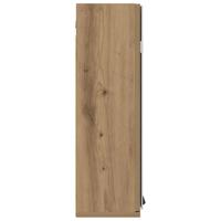 Badkamerspiegelkast 64x20x66,5 cm bewerkt hout artisanaal eiken - thumbnail