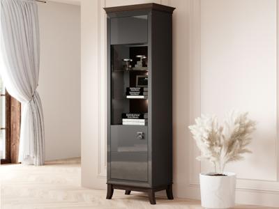 Kolomkast TIROSA 1 deur hoogglans antraciet