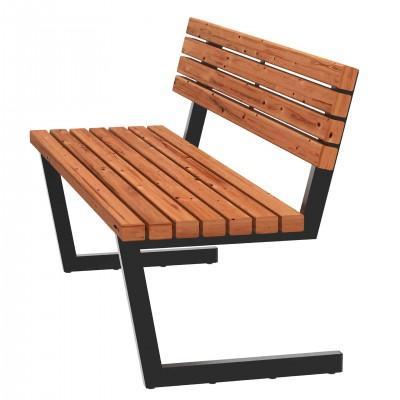 Moderne Terrasbank Relax - 150 CM - ThermoWood®