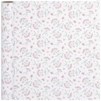 Creativ Company Inpakpapier, bloemen, b: 50 cm, 80 gr, 5 m/ 1 rol - thumbnail