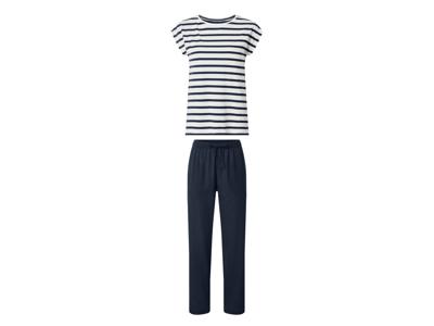 esmara Dames pyjama (Donkerblauw/wit, XL (48/50)) esmara Dames pyjama (Donkerblauw/wit, XL (48/50))