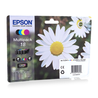EPSON Multipack T1806 - Daisy - Zwart, Cyaan, Magenta, Geel - thumbnail