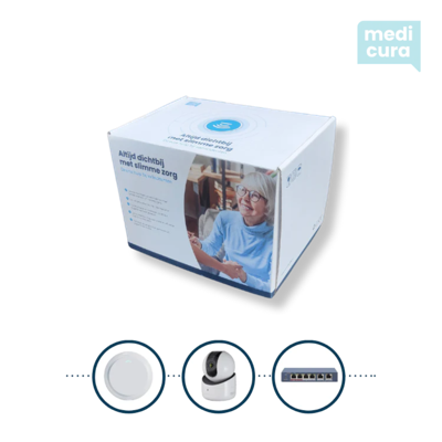 Medicura Valdetectie Pakket - Slim Plug & Play Zorgdomotica Systeem Medicura Valdetectie Pakket - Slim Plug & Play Zorgdomotica Systeem