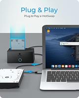 ICY BOX IB-1122-U3-B 1x SATA zu USB 3.2 Gen 1 schwarz - Gehäuse - USB 3.0 - thumbnail