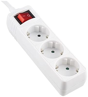 Kopp 129713007 Stekkerdoos met schakelaar 3-voudig Arctisch-wit Randaarde stekker 1 stuk(s) Kopp 129713007 Stekkerdoos met schakelaar 3-voudig Arctisch-wit Randaarde stekker 1 stuk(s)