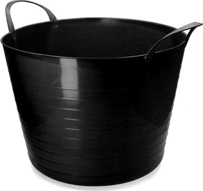 Emmer V-Trug Flexi Zwart 65 l Emmer V-Trug Flexi Zwart 65 l