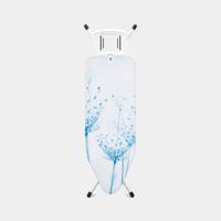 Brabantia Strijkplank C, 124x45 cm Cotton Flower met solide strijkijzerhouder - White - thumbnail