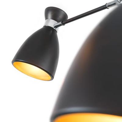 Hanglamp retro design 12 armen koper kleurig 20047