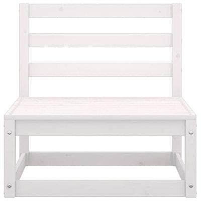 2-delige Loungeset massief grenenhout wit 2-delige Loungeset massief grenenhout wit