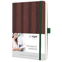 Sigel CO674 Notitieboek Dotted (punten) Bruin 97 vellen DIN A5 staand - thumbnail