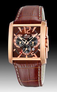 Horlogeband Lotus 15540-2 / 15540-5 Leder Bruin 29mm Horlogeband Lotus 15540-2 / 15540-5 Leder Bruin 29mm