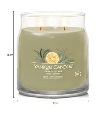 Yankee Candle sage en citrus signature medium jar
