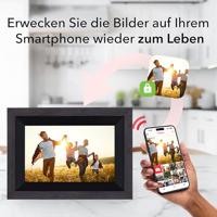 Rollei Smart Frame WiFi 105 Wooden Bl - thumbnail
