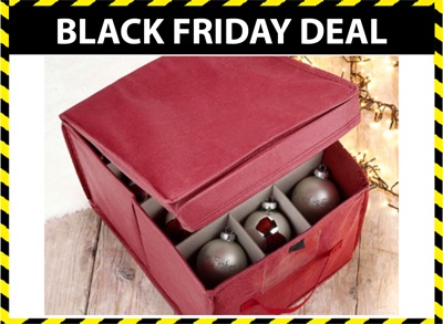 HI Kerstballen Opbergdoos - Opbergbox - Voor 24 Kerstballen - Rood HI Kerstballen Opbergdoos - Opbergbox - Voor 24 Kerstballen - Rood