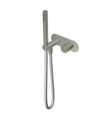 Stopkraan Hotbath Buddy Inbouw met Handdouche Geborsteld Nikkel