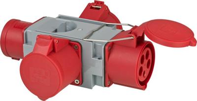 Brennenstuhl 1081670 1081670 CEE-stroomverdeler 400 V 32 A Brennenstuhl 1081670 1081670 CEE-stroomverdeler 400 V 32 A