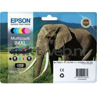 Inktcartridge Epson 24XL T2438 zwart + 5 kleuren - thumbnail