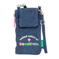 Portemonnee Benetton Denim Zak voor mobiel Blauw - thumbnail