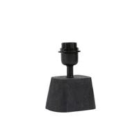 Light & Living Tafellamp 'Kardan' Mangohout, 19cm, kleur Mat Zwart (excl. kap) - thumbnail