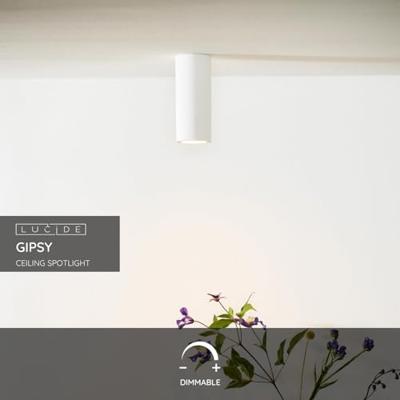 Lucide GIPSY - Plafondspot - Ø 7 cm - 1xGU10 - Wit