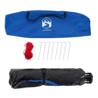 VidaXL Strandtent 2-persoons waterdicht snelontgrendeling azuurblauw - thumbnail