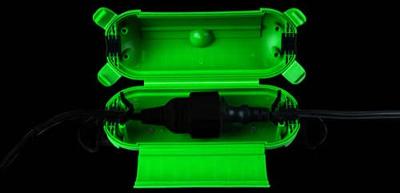 Heitronic 21050 Stekkerdoos Groen