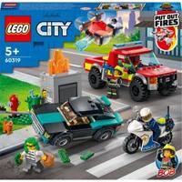 Lego City 60319 Brandweer en Politie Achtervolging - thumbnail
