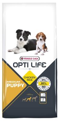 Opti Life Puppy Medium hondenvoer 2 x 12,5 kg