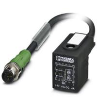 Phoenix Contact 1435137 Sensor/actuator connector, geassembleerd M12 Aantal polen (sensoren): 3 Stekker, recht, Stekker, haaks 30.00 cm 1 stuk(s) - thumbnail