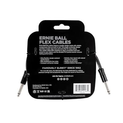 Ernie Ball 6434 Flex instrumentkabel 3 meter